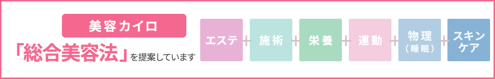 美容カイロ、総合美容法